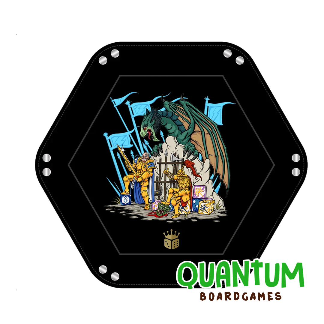 Set de 25 dados Omega Gold Baron of Dice para Adeptus Custodes y Stormcast Eternals
