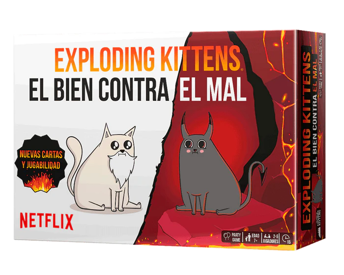 EXPLODING KITTENS BIEN VS MAL EN ESPAÑOL