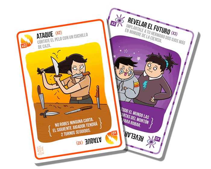 EXPLODING KITTENS BIEN VS MAL EN ESPAÑOL