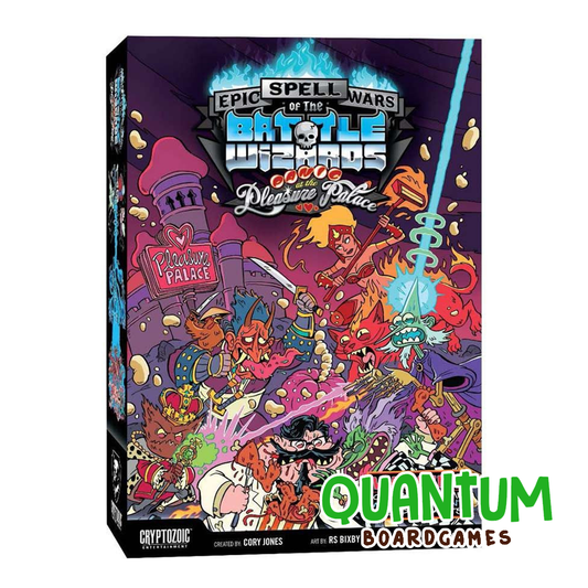 Epic Spell Wars IV Panic Pleasure Palace juego de mesa party en inglés Blue Orange Games