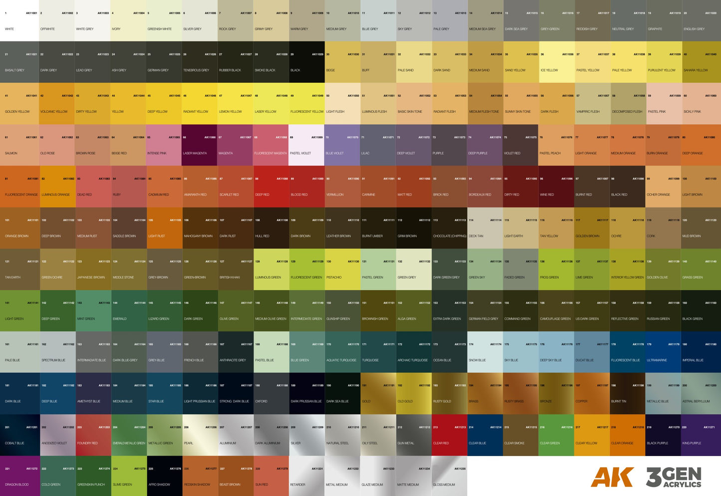 BRIEFCASE 233 COLORS ACYLICS 3