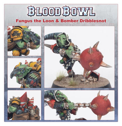 BLOOD BOWL FUNGUS THE LOON AND BOMBER DRIBBLESNOT FORGE WORLD