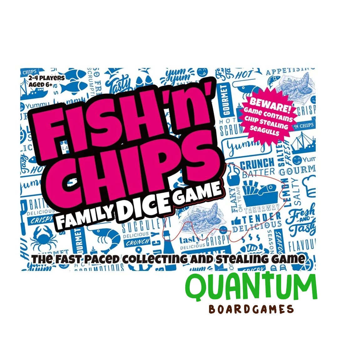 Fish n Chips juego de mesa destreza lanzamiento fichas playa Studio H