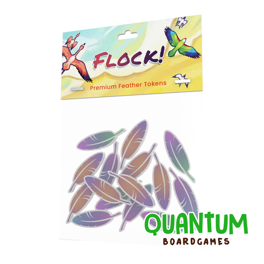 Flock! Premium Feather Tokens fichas deluxe para juegos de mesa