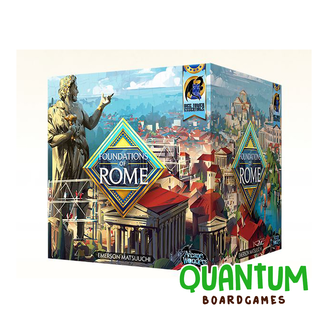 Foundations of Rome Maximus Edition caja juego mesa estrategia romana componentes deluxe