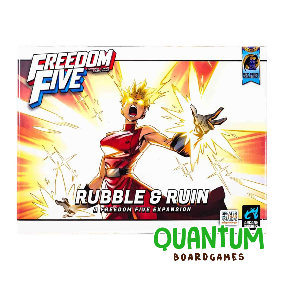 Freedom Five Rubble and Ruin Expansion - Caja de expansión oficial juego de mesa