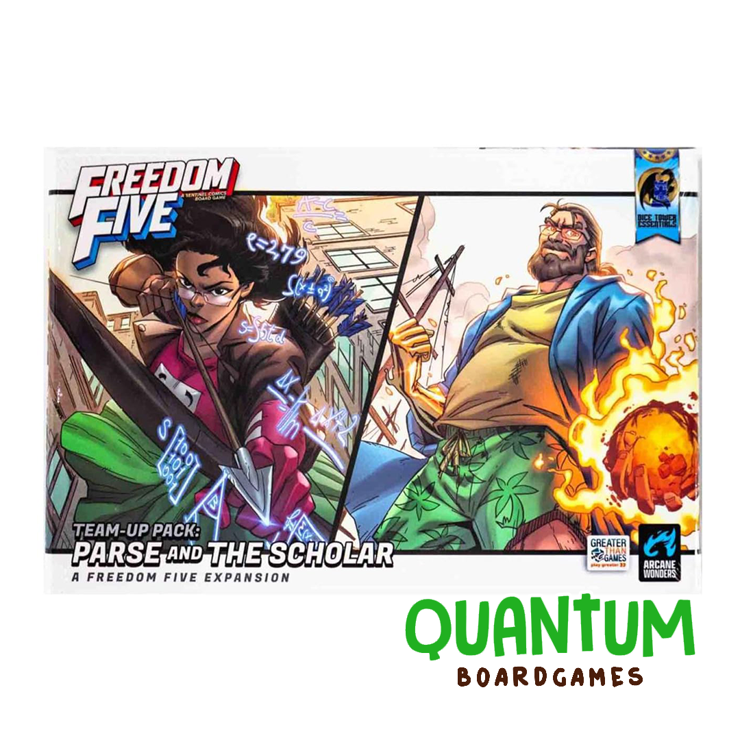 Freedom Five Team Up Parse Scholar Expansion - Expansión juegos mesa héroes nuevos
