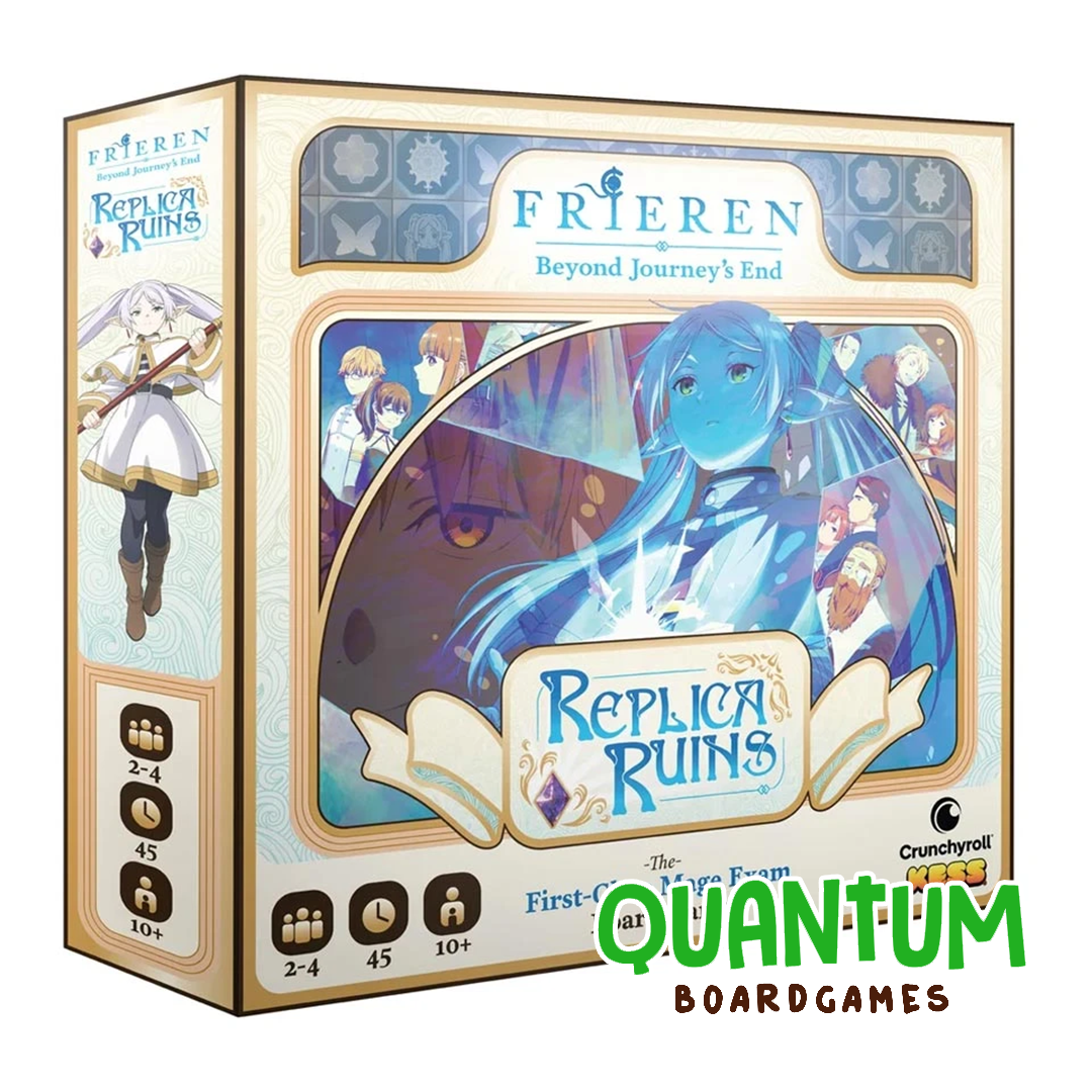 Frieren Replica Ruins juego de mesa estrategia con losetas y personajes del anime