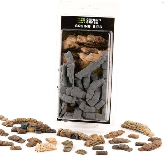 GAMERS GRASS BASING BITS SANDBAG BARRICADES