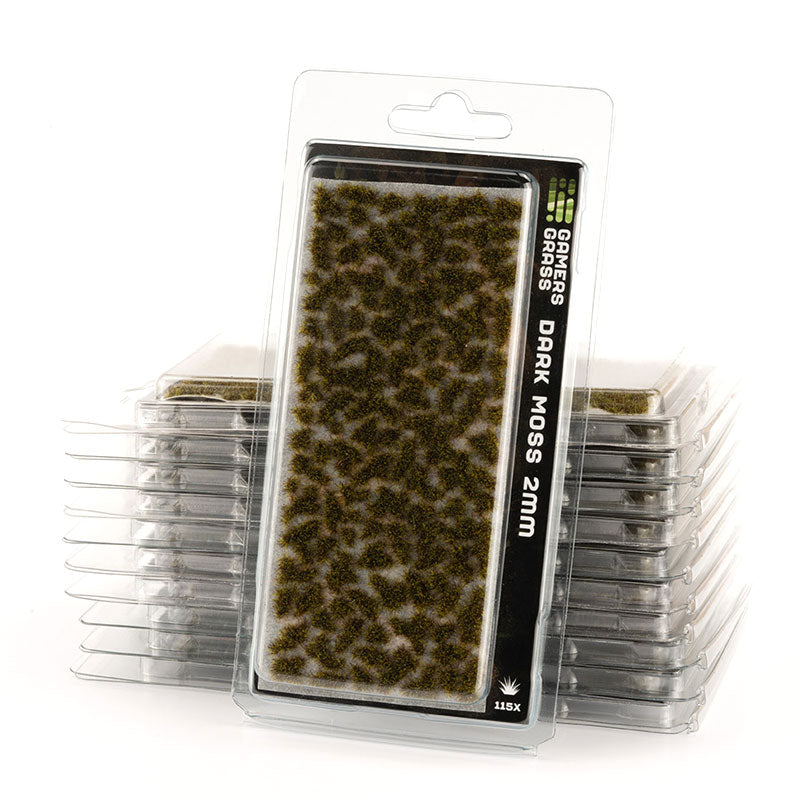 GAMERS GRASS DARK MOSS 2MM TUFT