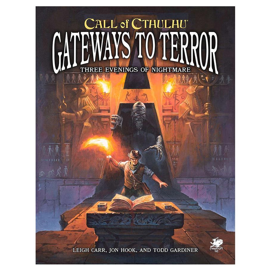 LIBRO DE ROL CALL OF CTHULHU 7E GATEWAYS TO TERROR