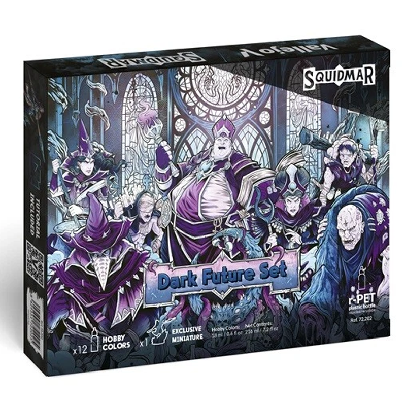 GAME COLOR SET 72.202 DARK FUTURE SET BY SQUIDMAR MINIATURES