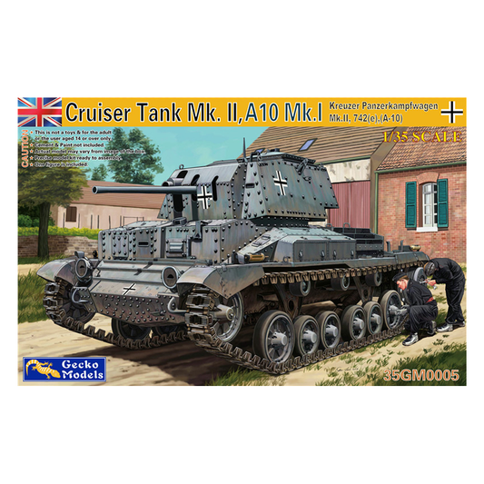 GECKO 1/35 KREUZER PANZERKAMPFWAGEN MK.II, 742(E),(A10)