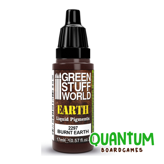 Green Stuff World:  Liquid Pigment EARTH - 2297 - BURNT EARTH 17ml