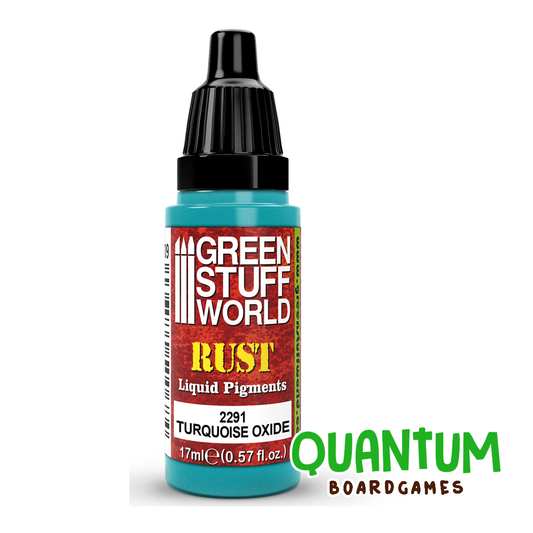 Green Stuff World:  Liquid Pigment RUST - 2291 - TURQUOISE OXIDE 17ml