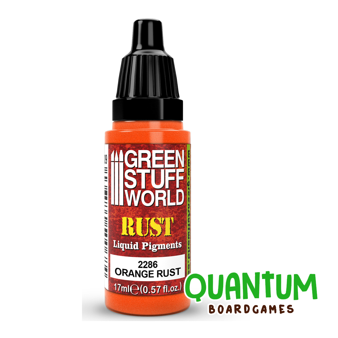 Green Stuff World:  Liquid Pigment RUST - 2286 - ORANGE RUST 17ml