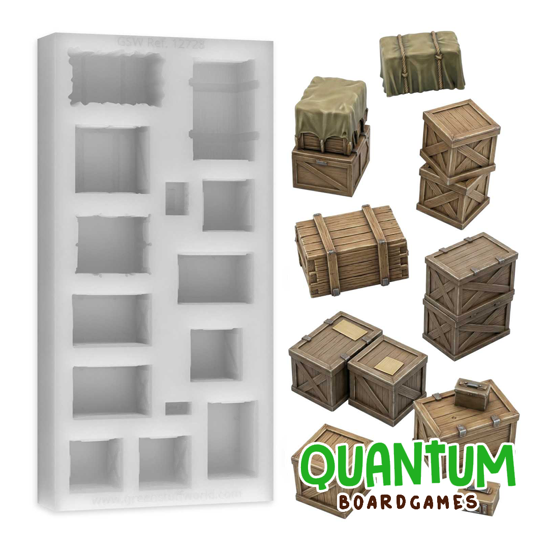 Green Stuff World: Accesorios – Moldes de Silicona de Cajas de Suministros