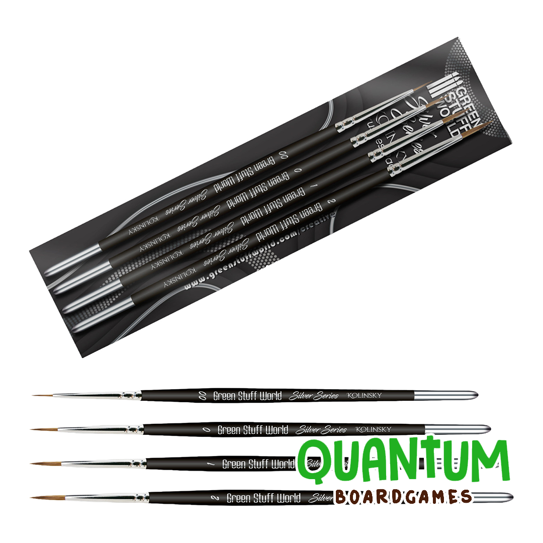 Green Stuff World: Accesorios – SILVER SERIES Set Pinceles Kolinsky