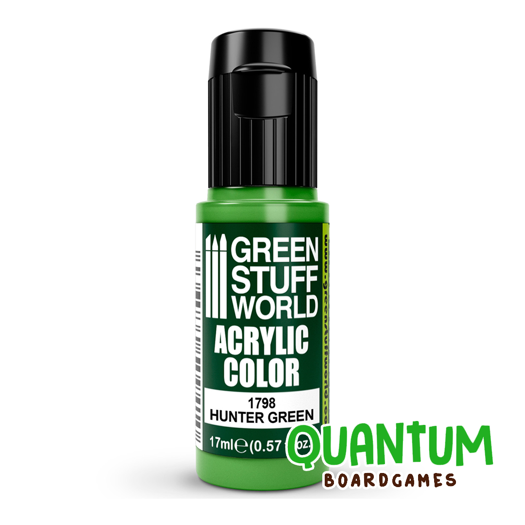 Green Stuff World: Artistic Paints - 1798 - HUNTER GREEN 17ml
