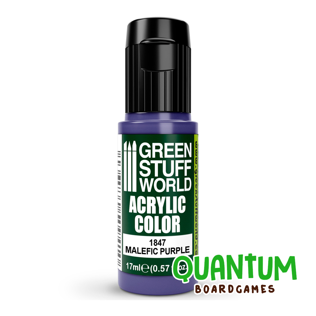 Green Stuff World: Artistic Paints - 1847 - MALEFIC PURPLE 17ml