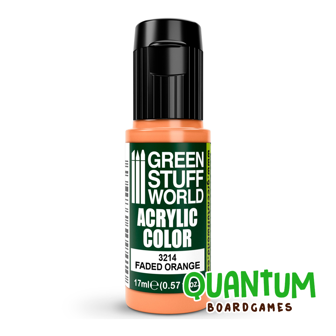 Green Stuff World: Artistic Paints - 3214 - FADED ORANGE 17ml