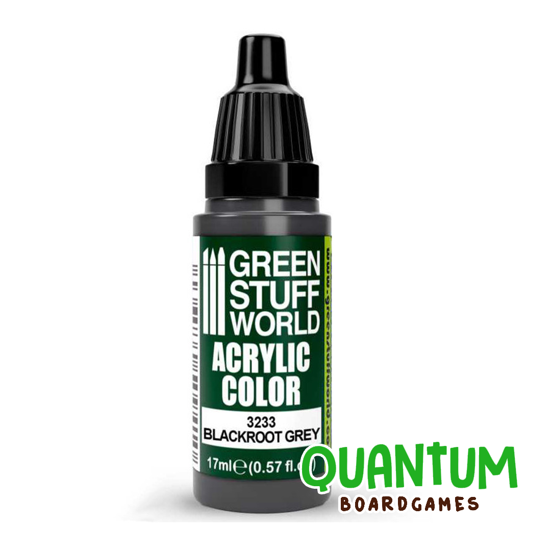 Green Stuff World: Artistic Paints - 3233 - BLACKROOT GREY 17ml