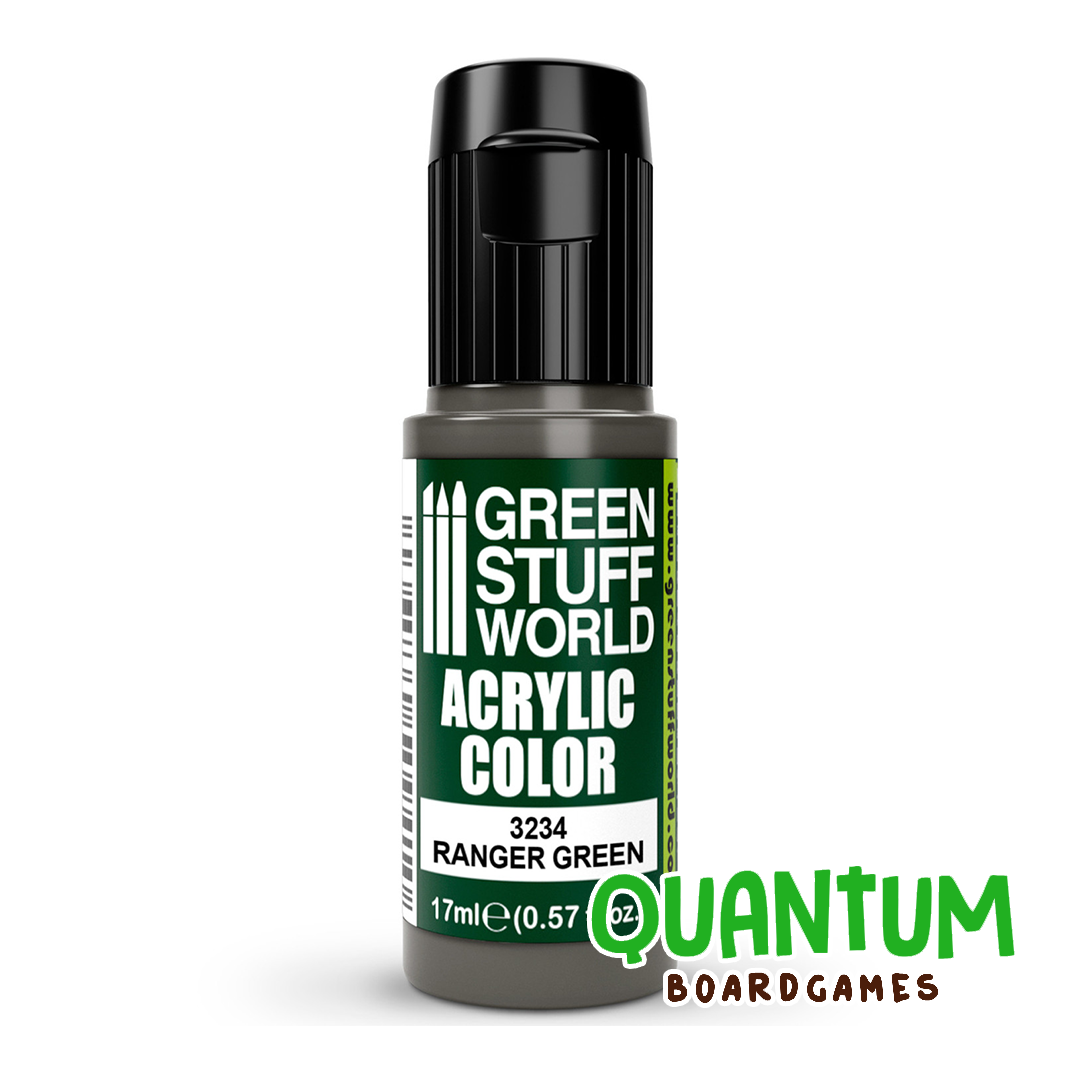 Green Stuff World: Artistic Paints - 3234 - RANGER GREEN 17ml
