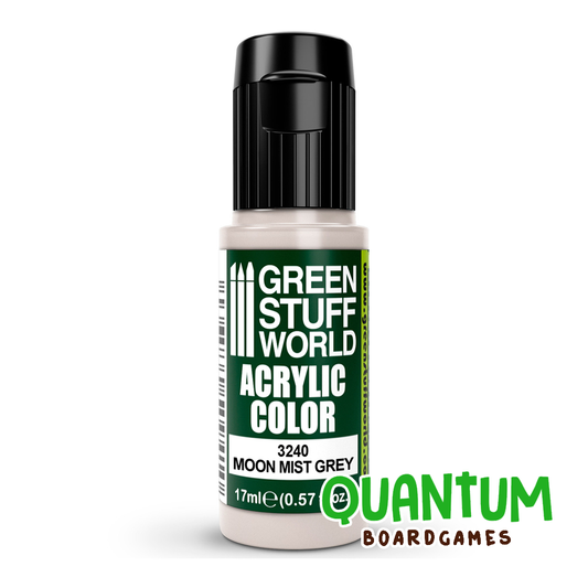 Green Stuff World: Artistic Paints - 3240 - MOON MIST GREY 17ml