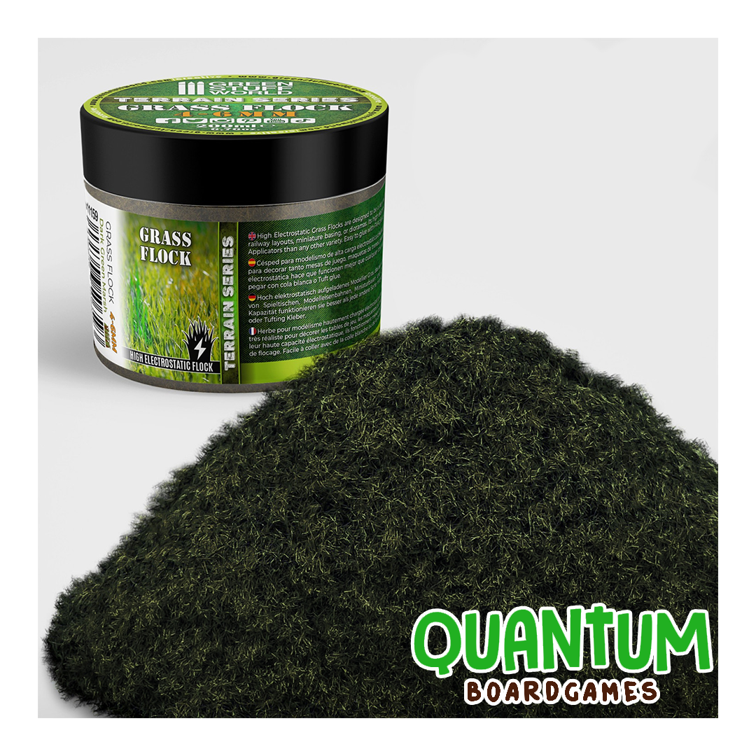 Green Stuff World: Diorama – Grass Flock - DARK GREEN MARSH 4-6mm - 30gr