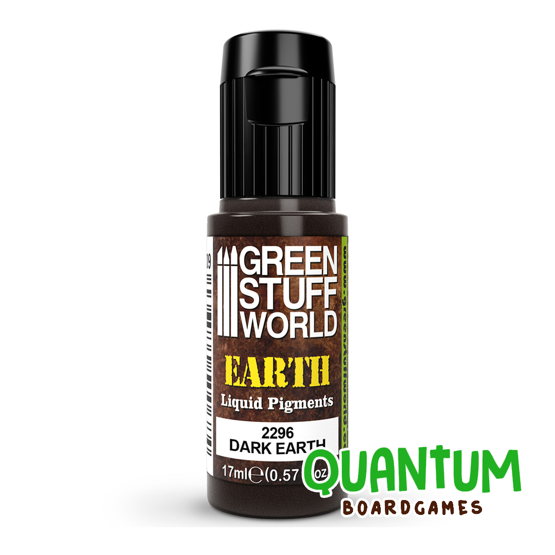 Green Stuff World:  Liquid Pigment EARTH - 2296 - DARK EARTH 17ml