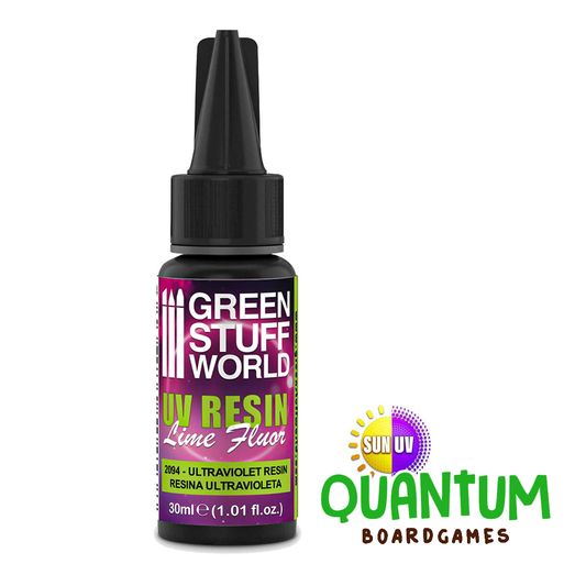 Green Stuff World: Resina Ultravioleta FLUOR LIMA / UV RESIN 30ml - FLUOR LIME