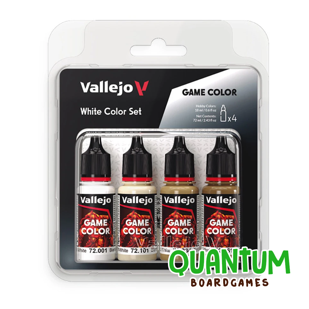 Game Color: White Color Set – 4 Botes