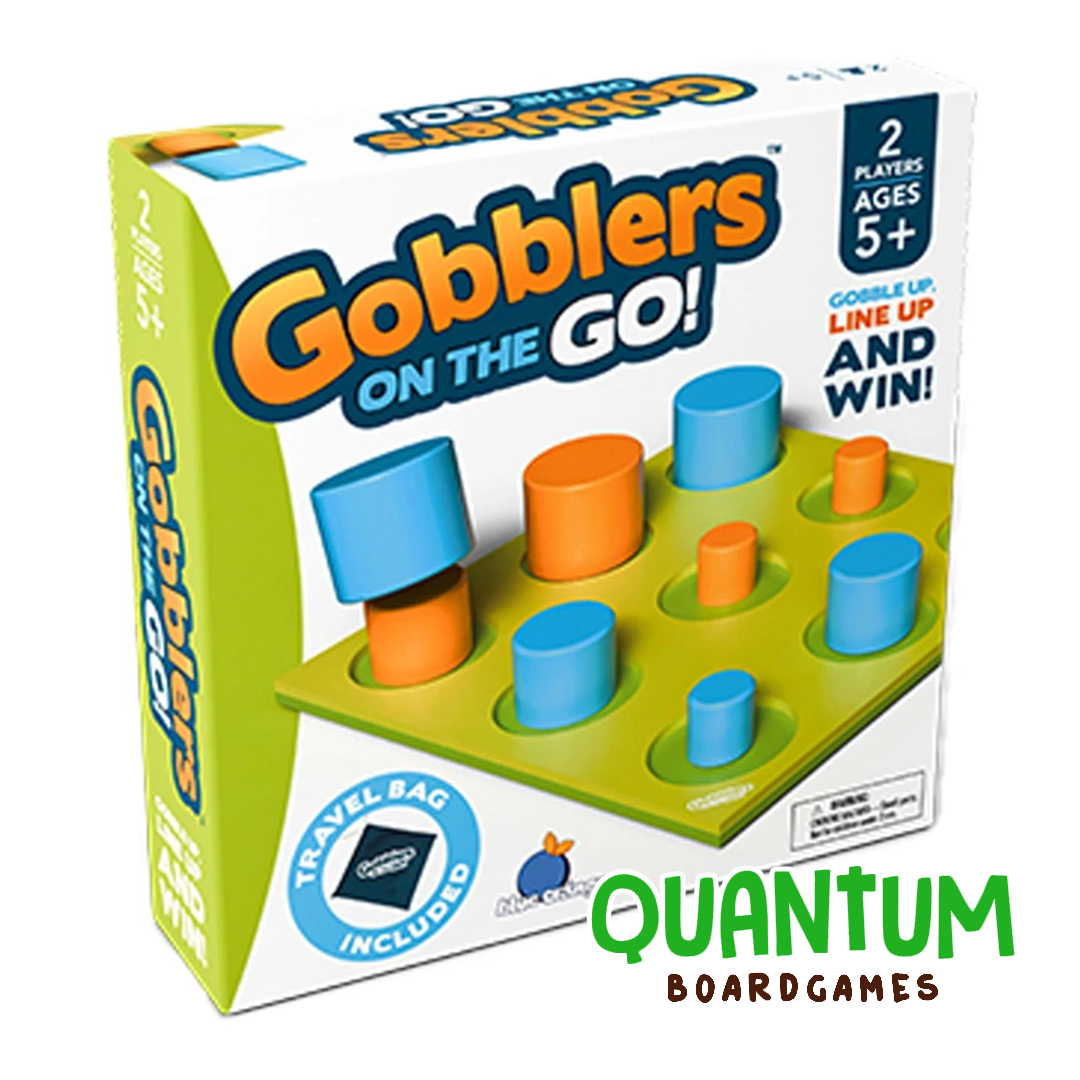 Gobblers on the Go juego de mesa portátil con bolsa de transporte Blue Orange Games