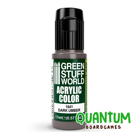 Green Stuff World: Artistic Paints - 1841 - DARK UMBER 17ml