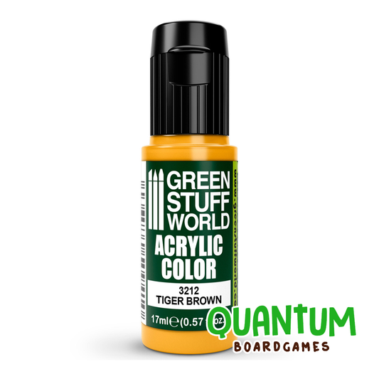 Green Stuff World: Artistic Paints - 3212 - TIGER BROWN 17ml