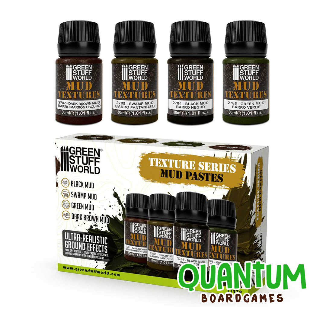 Green Stuff World: Diorama – Texture Series Mud Pastes – 4 Botes
