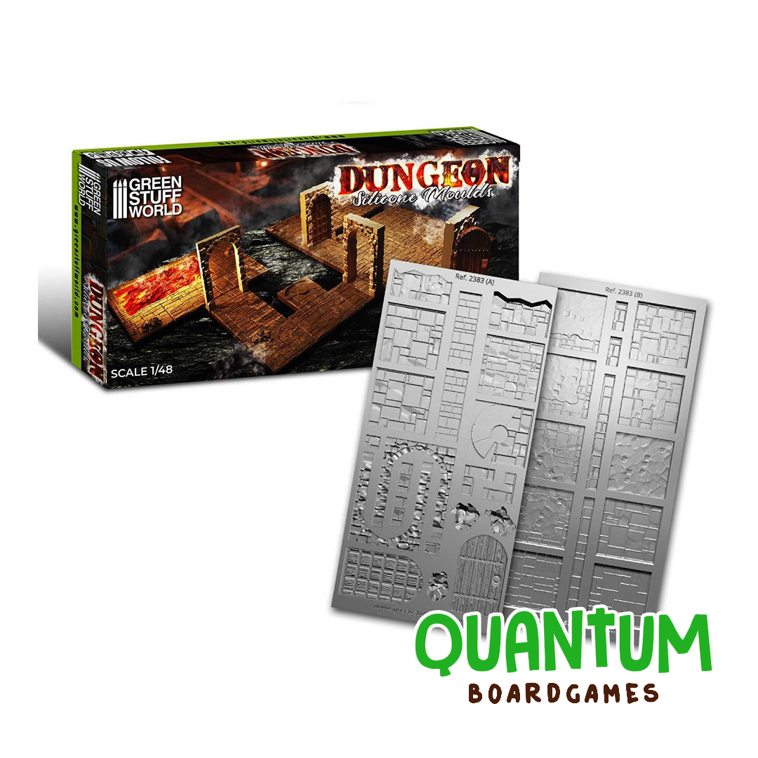 Green Stuff World: Diorama – Molde de Silicona Dungeon
