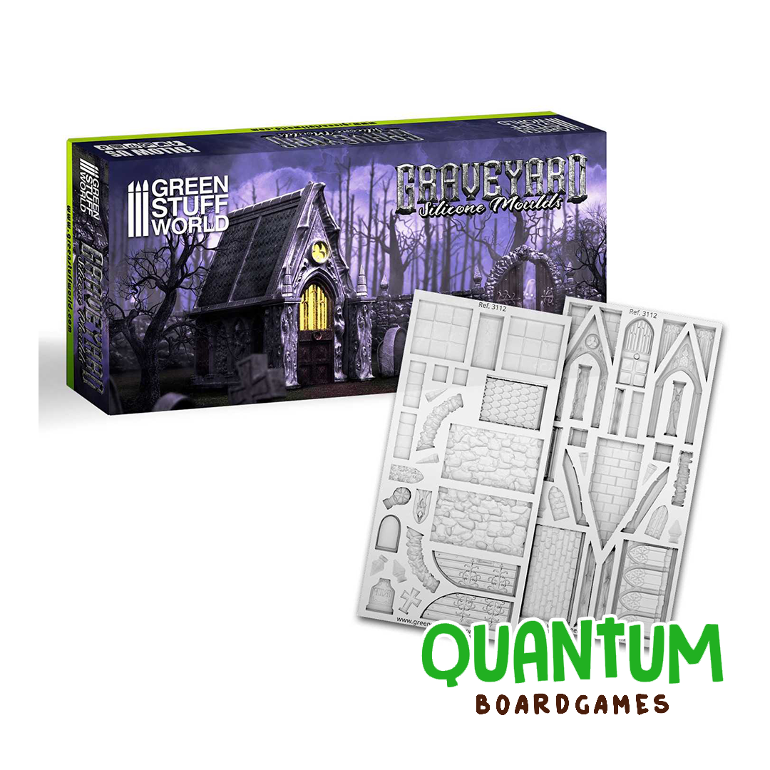 Green Stuff World: Diorama – Molde de Silicona Graveyard