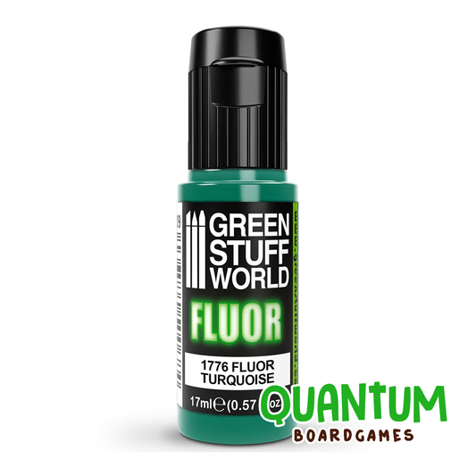 Green Stuff World: Fluor Paints - TURQUESA 17ml