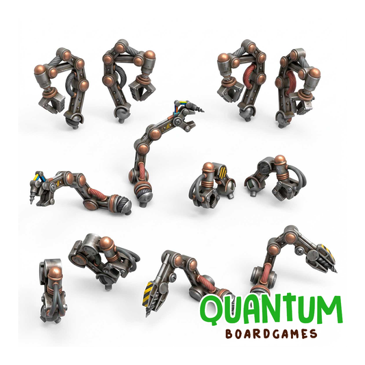 Brazos mecánicos de resina Green Stuff World escala 1:48 para miniaturas de wargaming