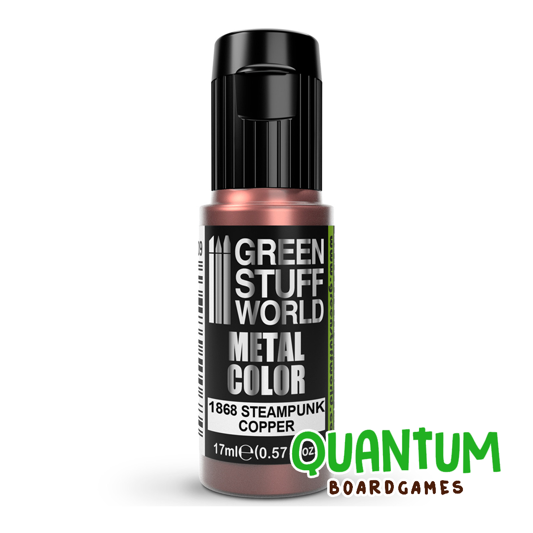 Green Stuff World: Metallic Paints - STEAMPUNK COPPER 17ml