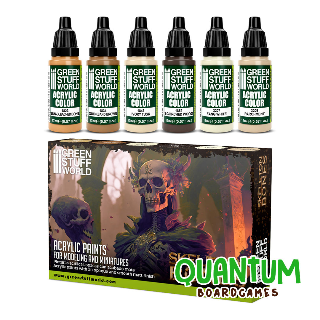 Green Stuff World: Paint Set Bones - 6 Botes