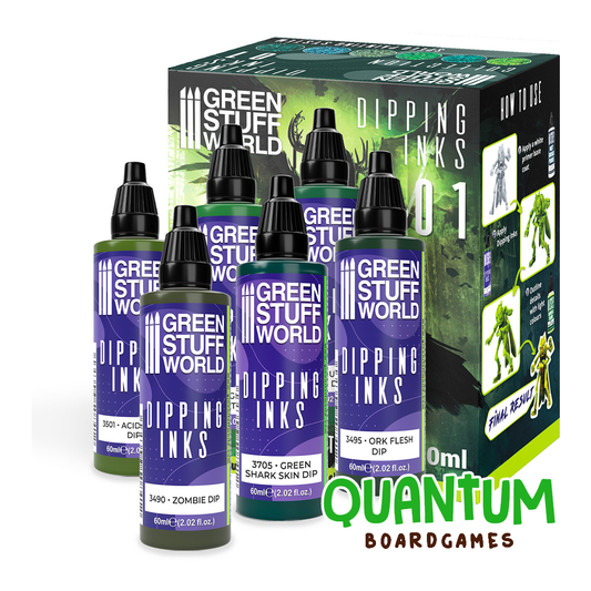 Green Stuff World: Paint Set Dipping collection 01 (Green)