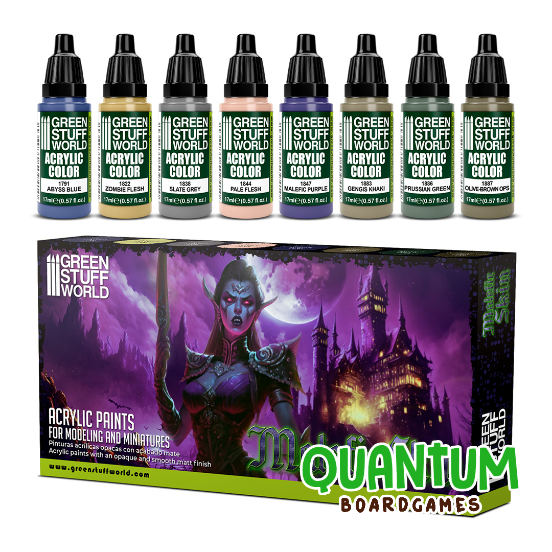 Green Stuff World: Paint Set Malefic Skin – 8 Botes
