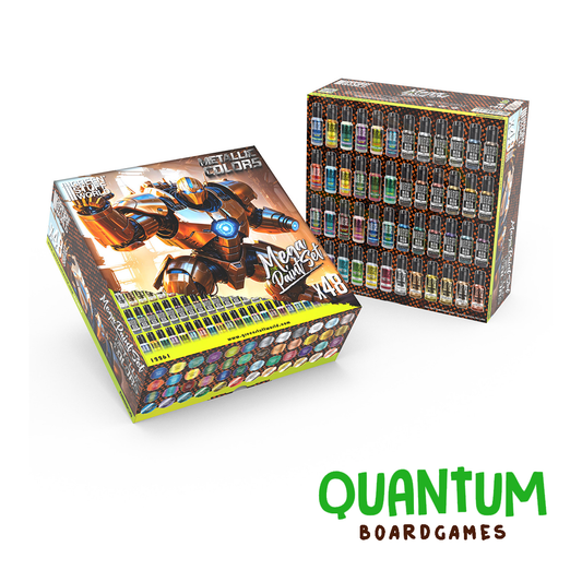 Green Stuff World: Paint Set Mega Set Metallics – 48 Botes