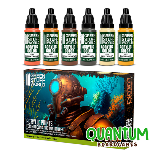 Green Stuff World: Paint Set NMM Copper – 6 Botes