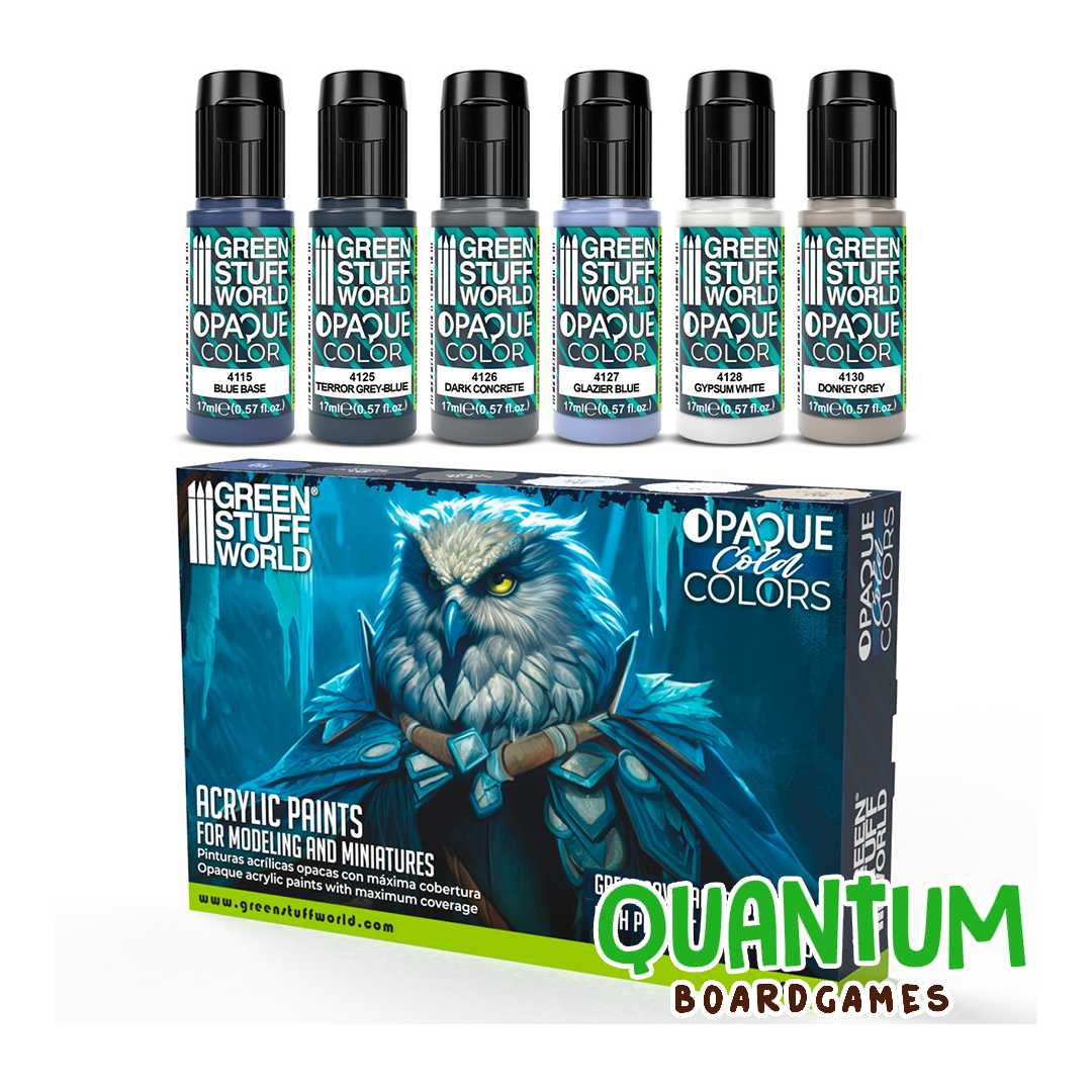 Green Stuff World: Paint Set Opaque Colors Cold – 6 Botes