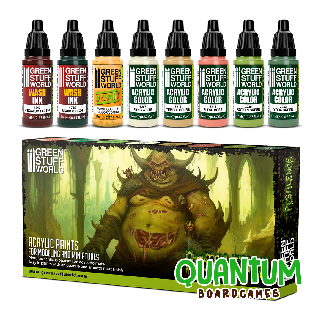 Green Stuff World: Paint Set Pestilence – 8 Botes