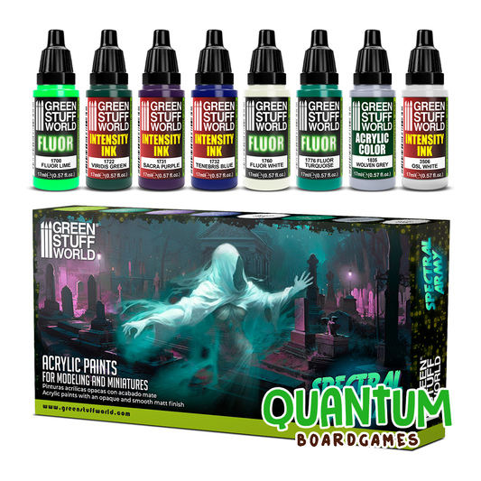 Green Stuff World: Paint Set Spectral Army – 8 Botes