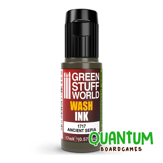 Green Stuff World: WASH Ink - ANCIENT SEPIA 17ml